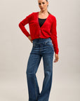 Pantalones jogger Toxik3 de denim elástico Tamaño alto tirón