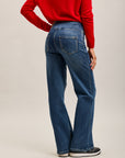 Pantalones jogger Toxik3 de denim elástico Tamaño alto tirón