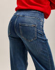 Pantalones jogger Toxik3 de denim elástico Tamaño alto tirón