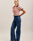 Pantalones jogger Toxik3 de denim elástico Tamaño alto tirón