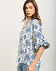 Toxik3 floral printed shirt