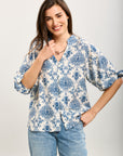 Toxik3 floral printed shirt