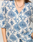 Toxik3 floral printed shirt