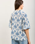 Toxik3 floral printed shirt