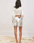Metallic shorts skirt - Chaxe