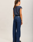 Toxik3 straight jeans with faded zebra pattern