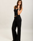 Toxik3 pantalon jean droit denim stretch strass