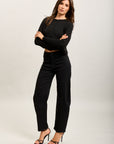 Toxik3 stretch denim balloon jean pants with rhinestones