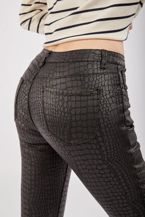 Pantalon noir croco - Cess