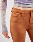 Pantalones de piel suecos Durazno - Opalino