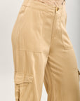 Toxik3 pantalon palazzo cargo Lyocell