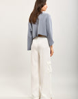 Toxik3 pantalon palazzo cargo Lyocell