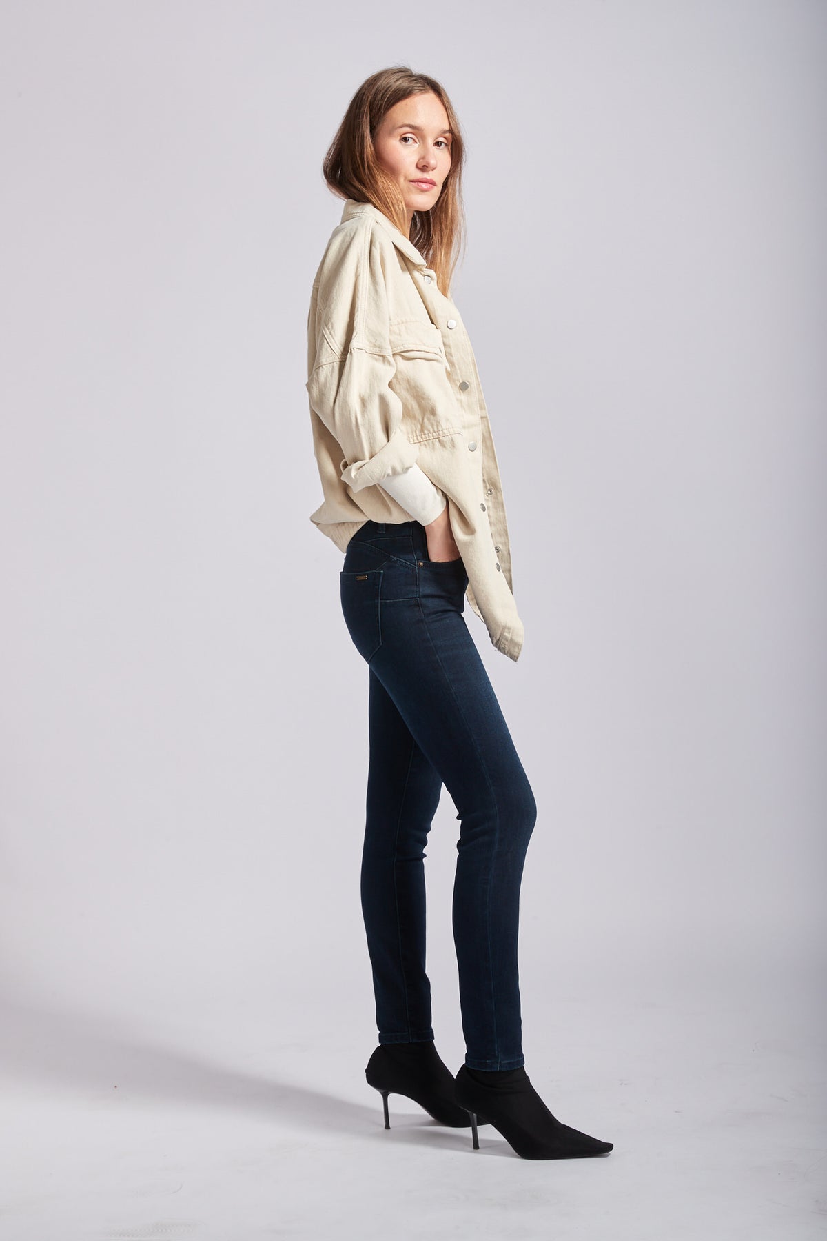 Molletoned interieur jeans - Kim