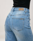 Law Jeans gealterte Tasche - Hasel