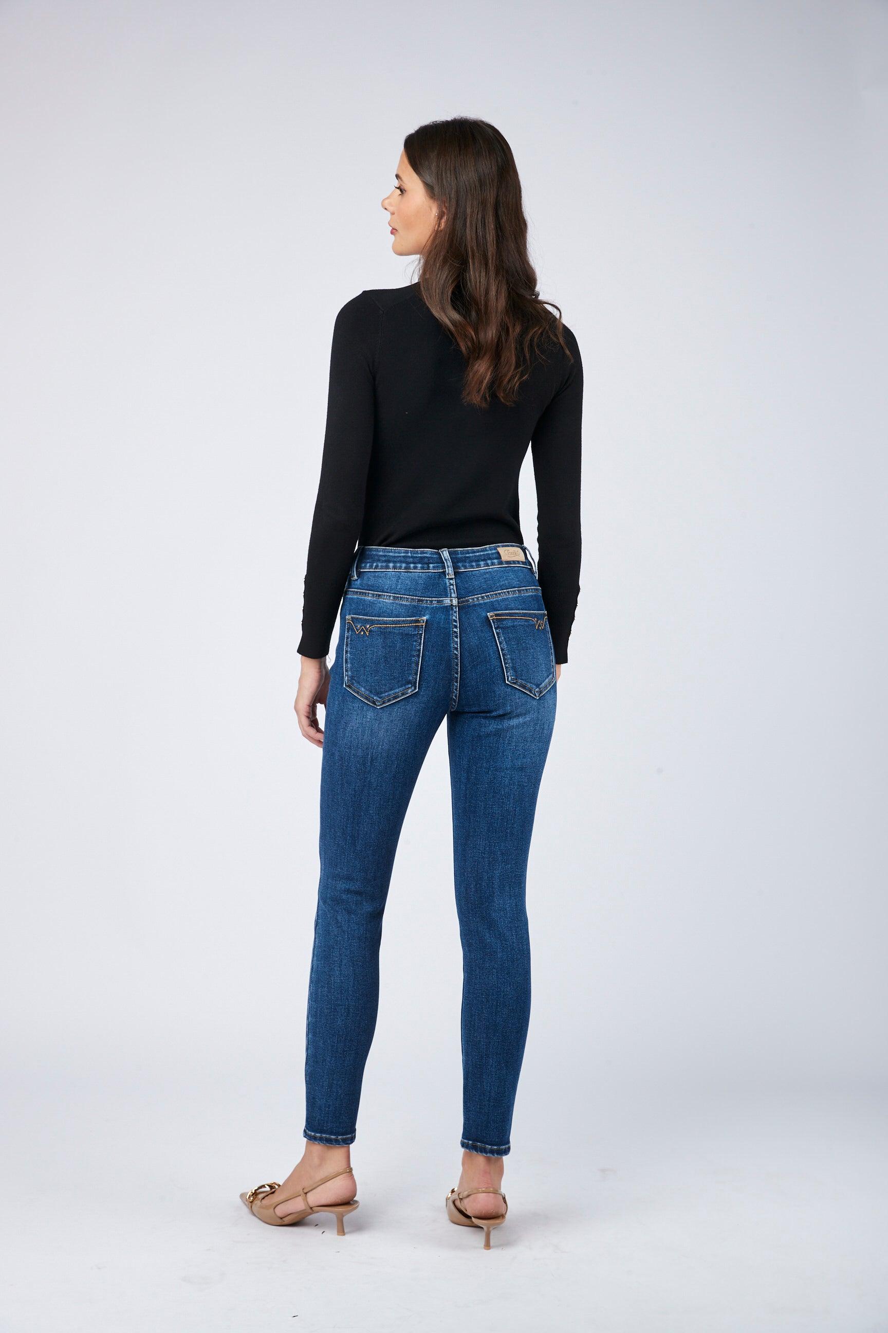 Jean détail clou - Monika - TOXIK3