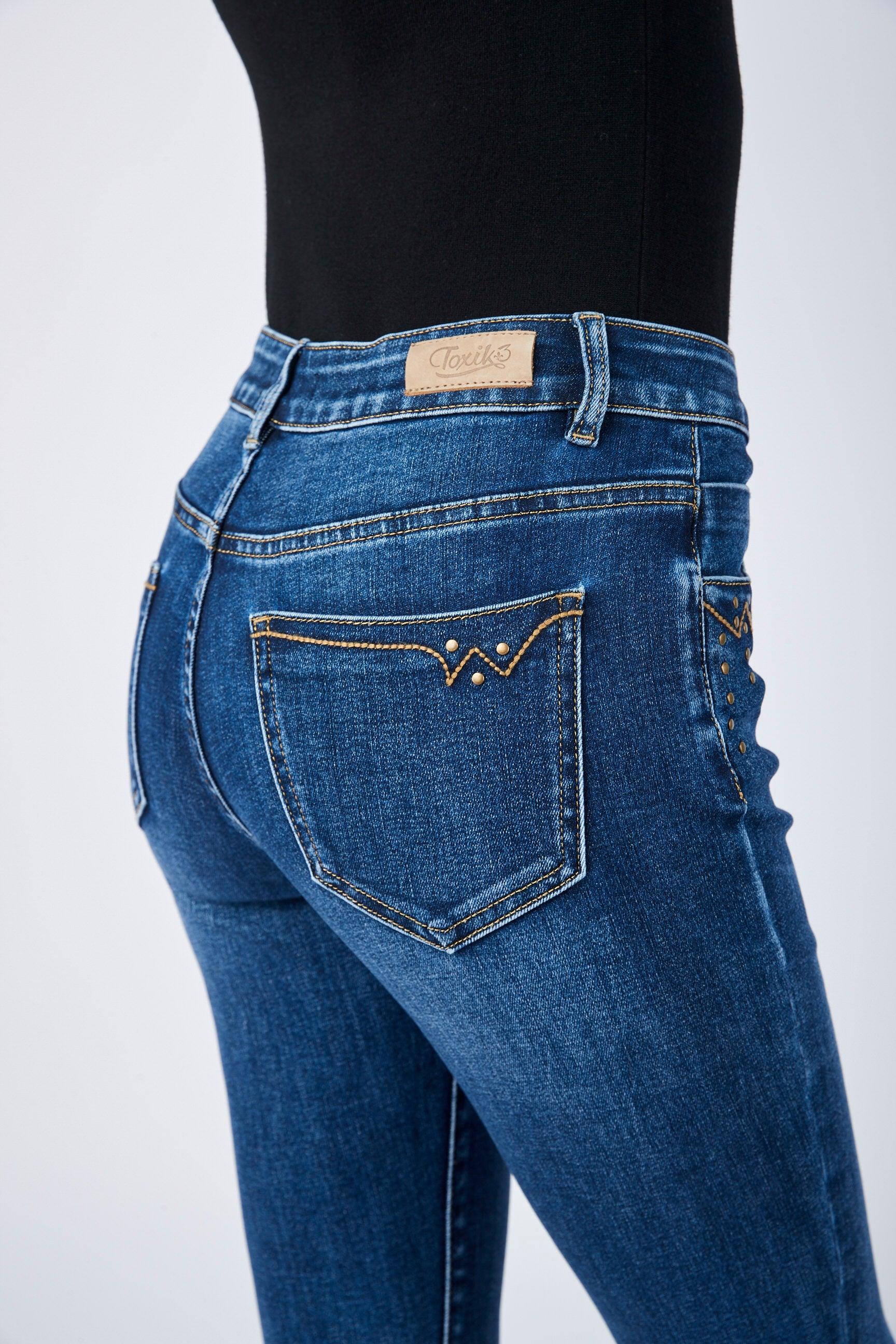 Jean détail clou - Monika - TOXIK3