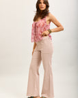 Toxik3 wide stretch denim pants with carpenter pockets