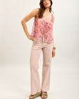 Toxik3 wide stretch denim pants with carpenter pockets