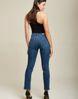 Jeans Snee High Pocket Shinestones