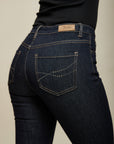 Jeans Snee High Pocket Shinestones
