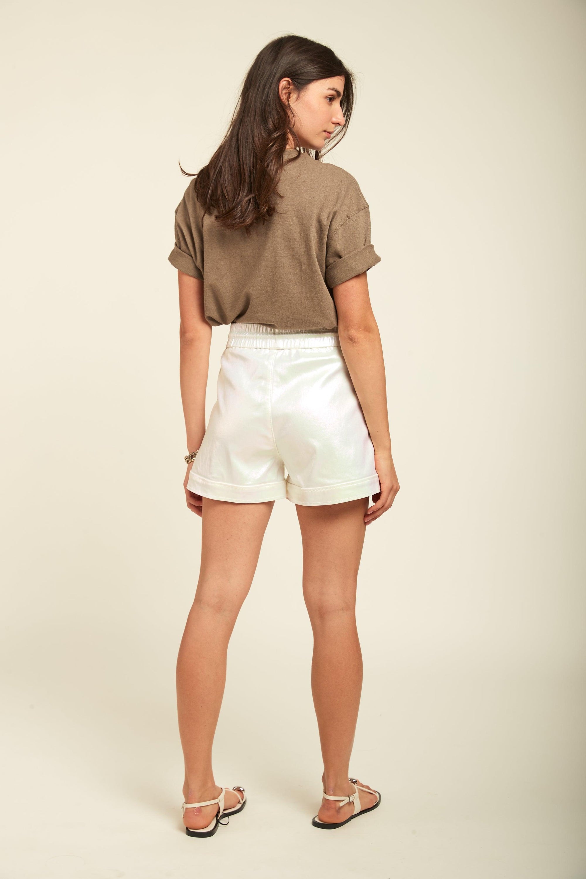Short enduit nacré - Zaac - TOXIK3