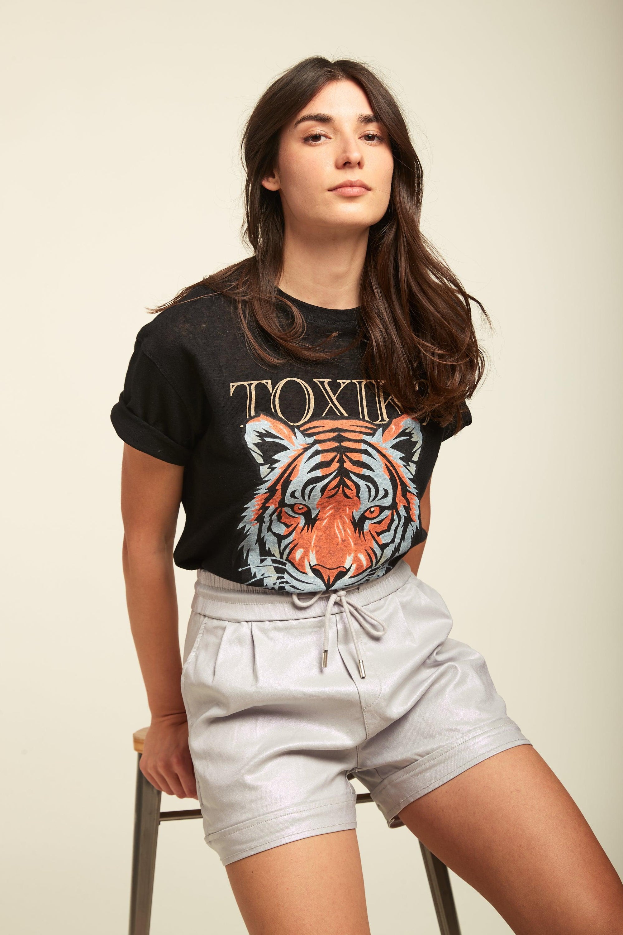 Short enduit nacré - Zaac - TOXIK3