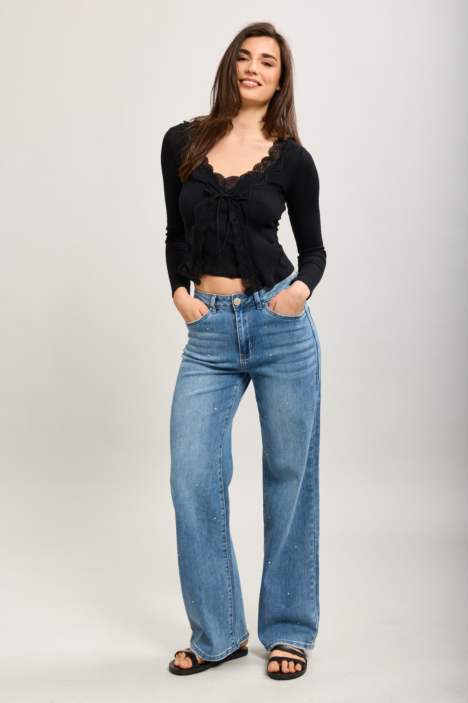 TOXIK3 Standardgröße Jean Standard in Clous