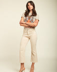 Jean Cropped in Cloud - Goldie (Compo)