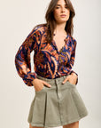 Toxik3 falda corta tenis denim
