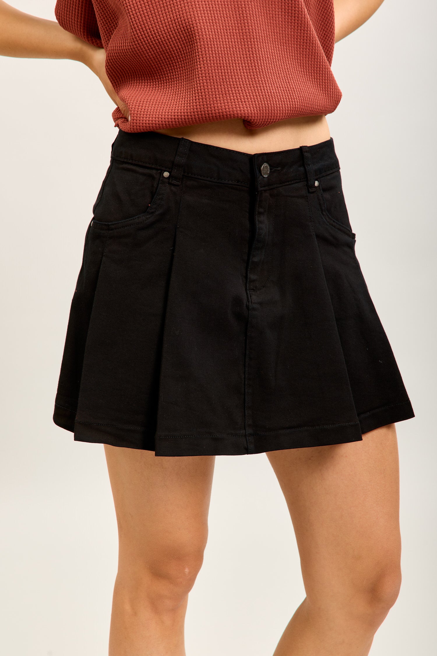 Toxik3 falda corta tenis denim
