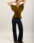 Toxik3 pantalones vaqueros anchos súper denim elásticos