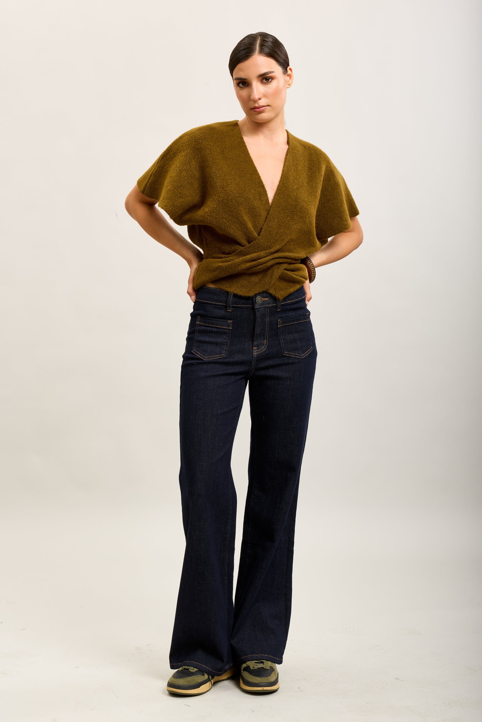 Toxik3 pantalones vaqueros anchos súper denim elásticos