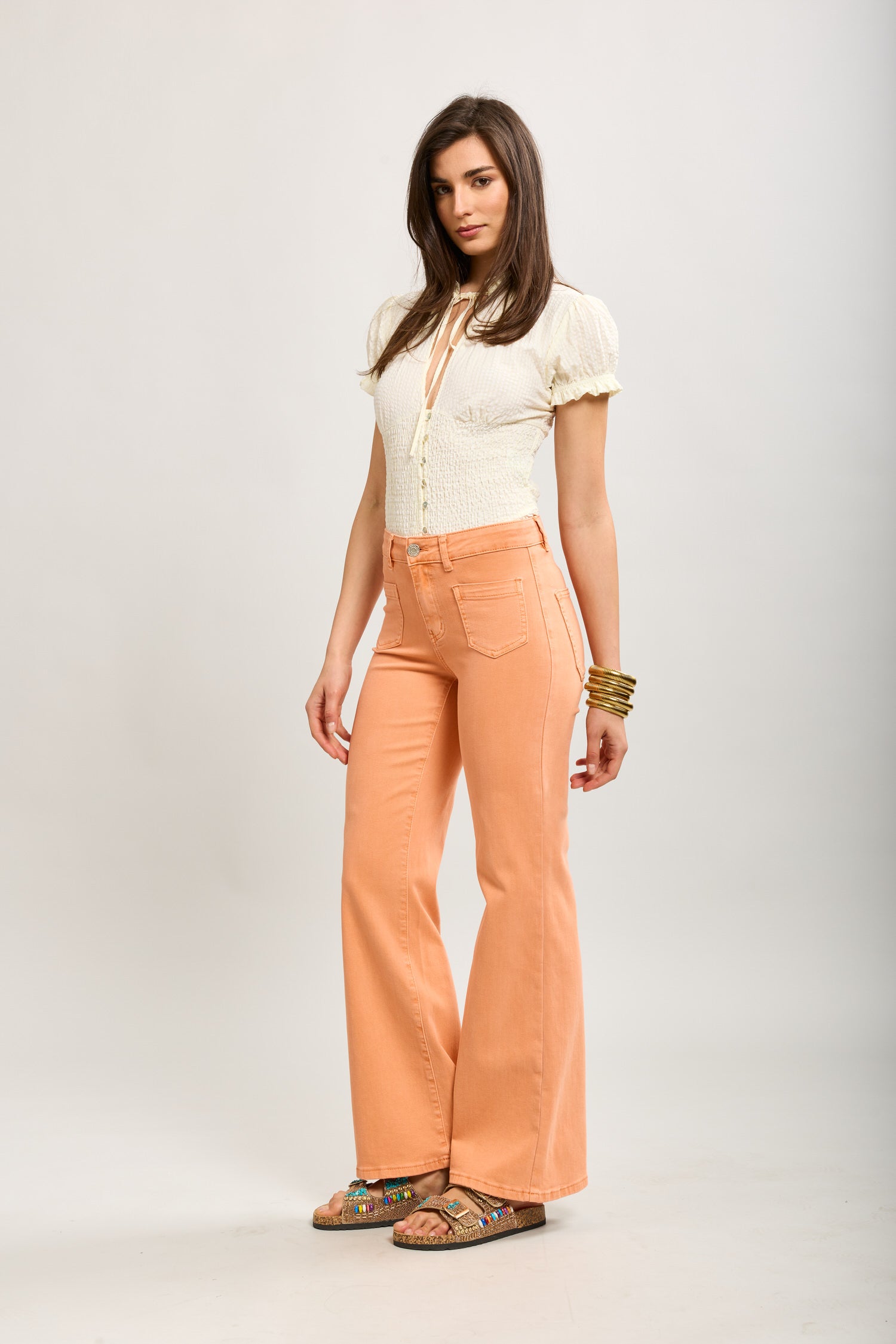 Toxik3 pantalon wide en jean super stretch