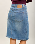 toxik3 jupe jean crayon denim