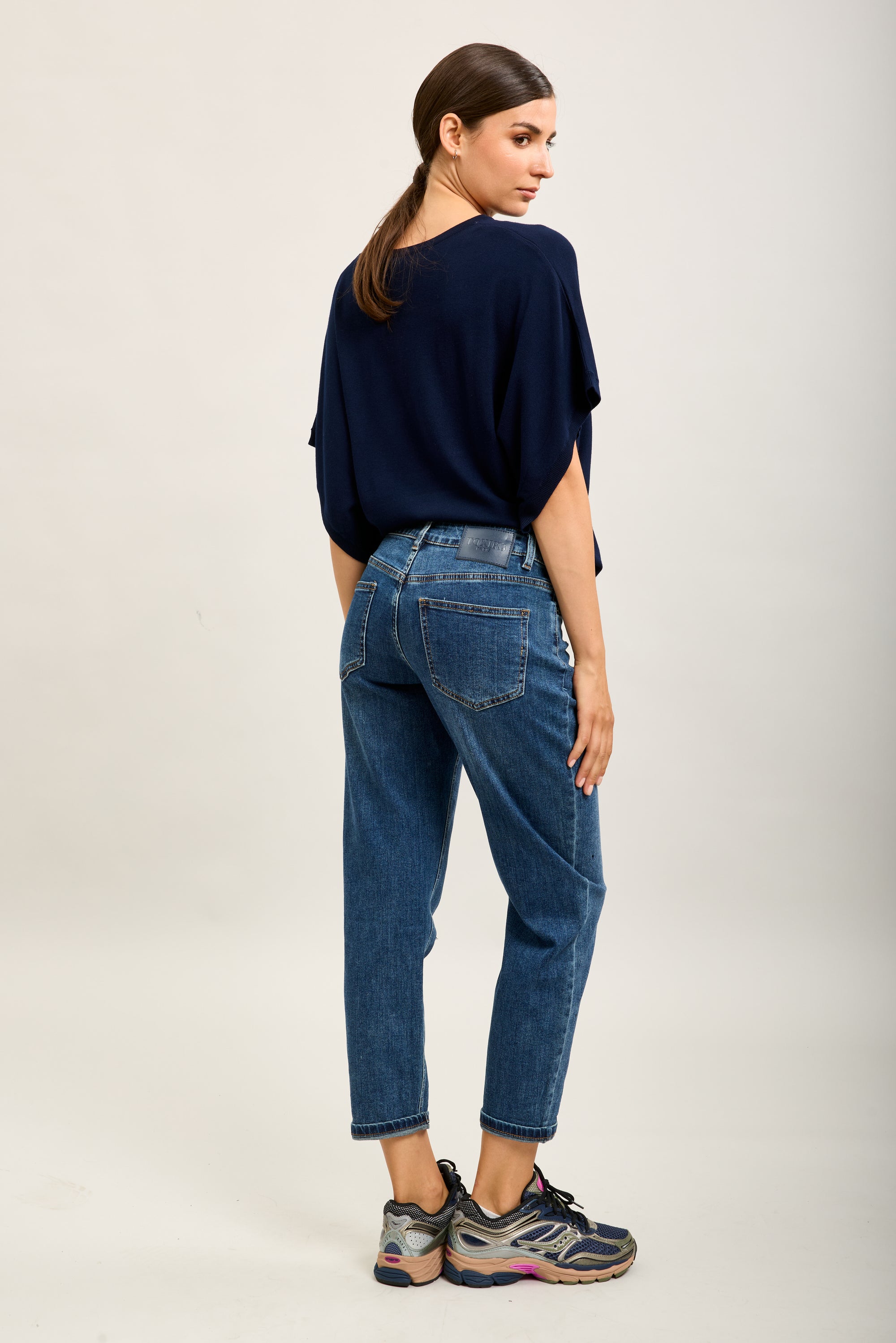 Toxik3 boy cropped denim stretch rhinestone jean pants