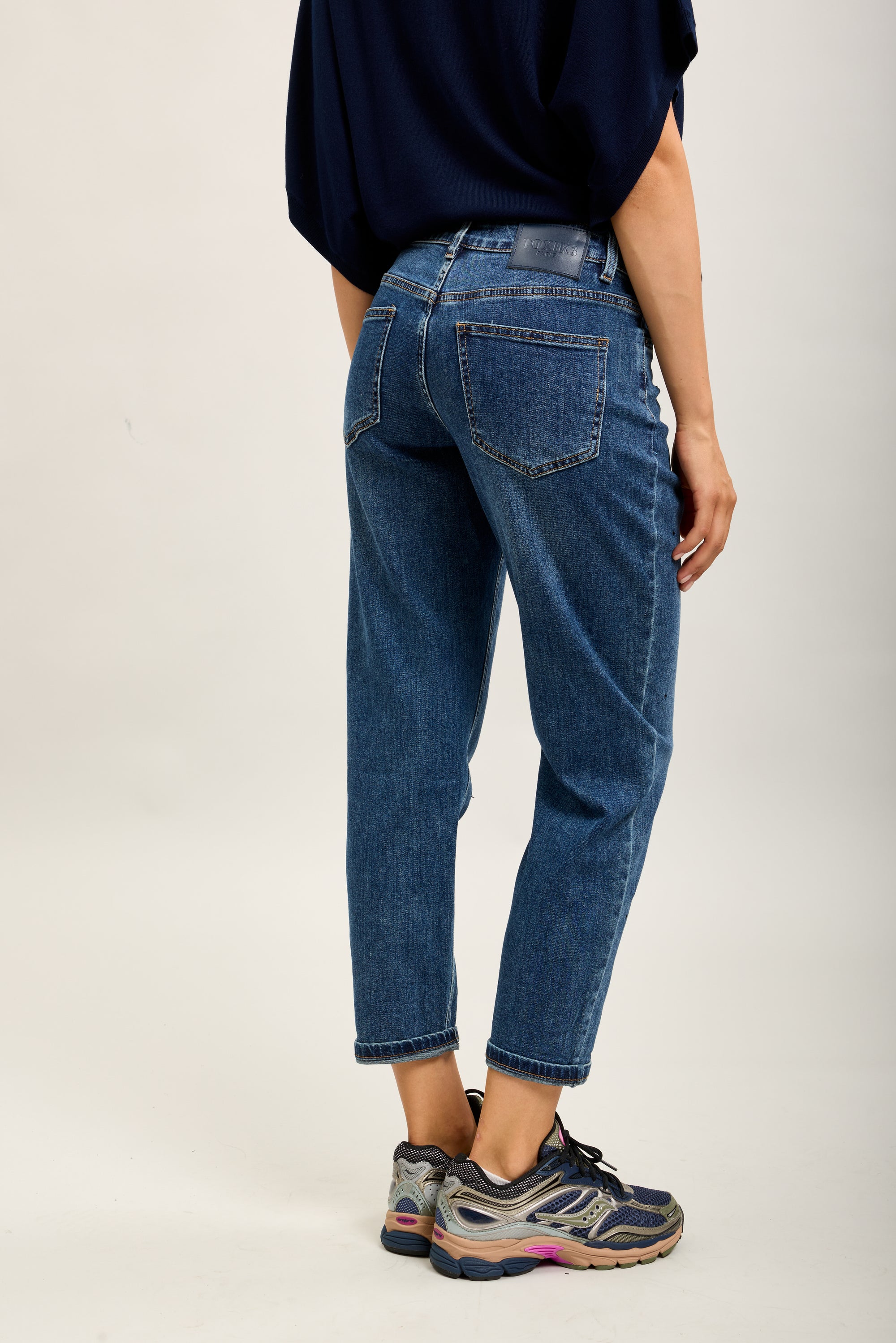 Toxik3 boy cropped denim stretch rhinestone jean pants