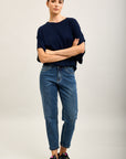 Toxik3 boy cropped denim stretch rhinestone jean pants