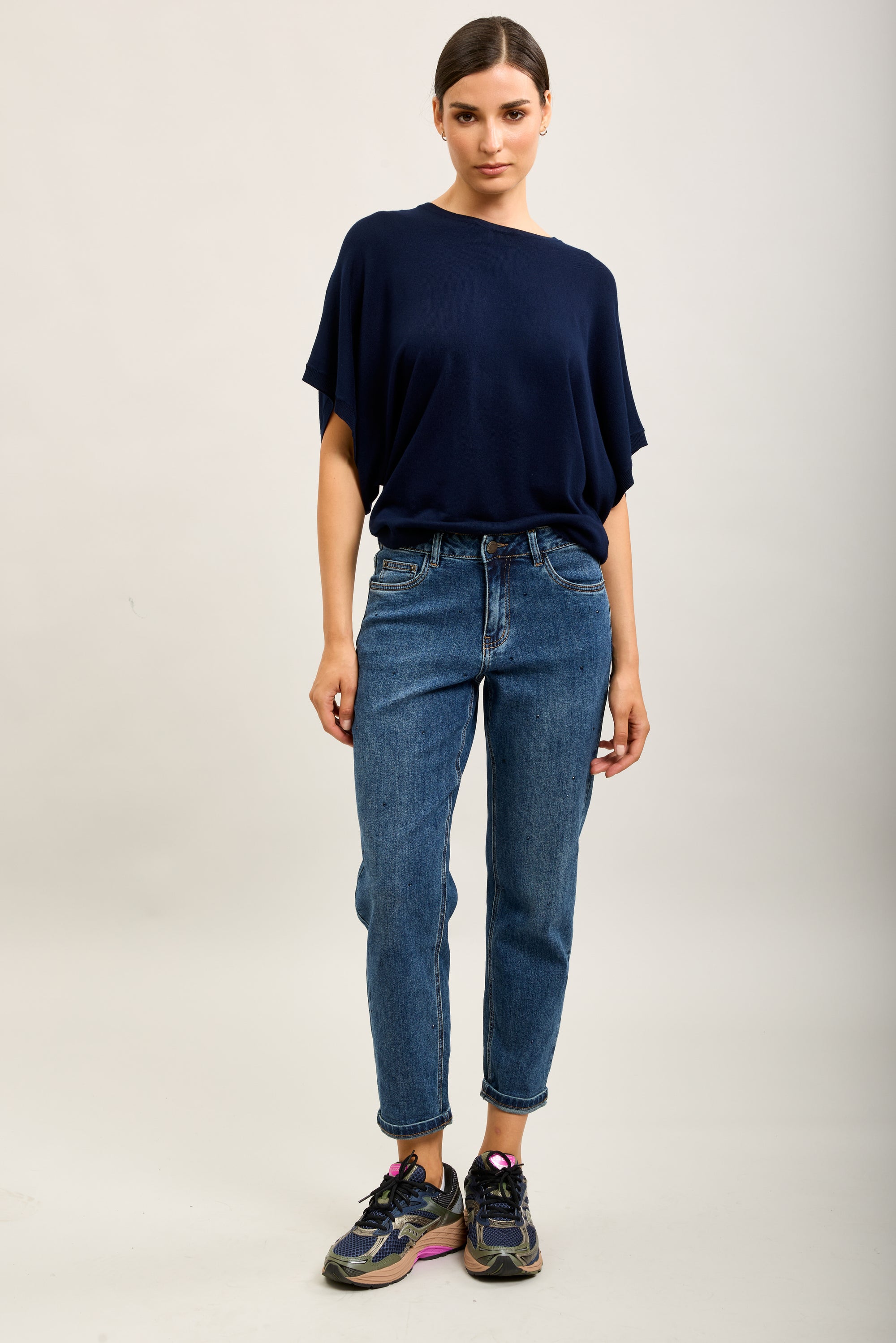 Toxik3 boy cropped denim stretch rhinestone jean pants