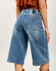 Toxik3 bermuda en jean wide denim stretch