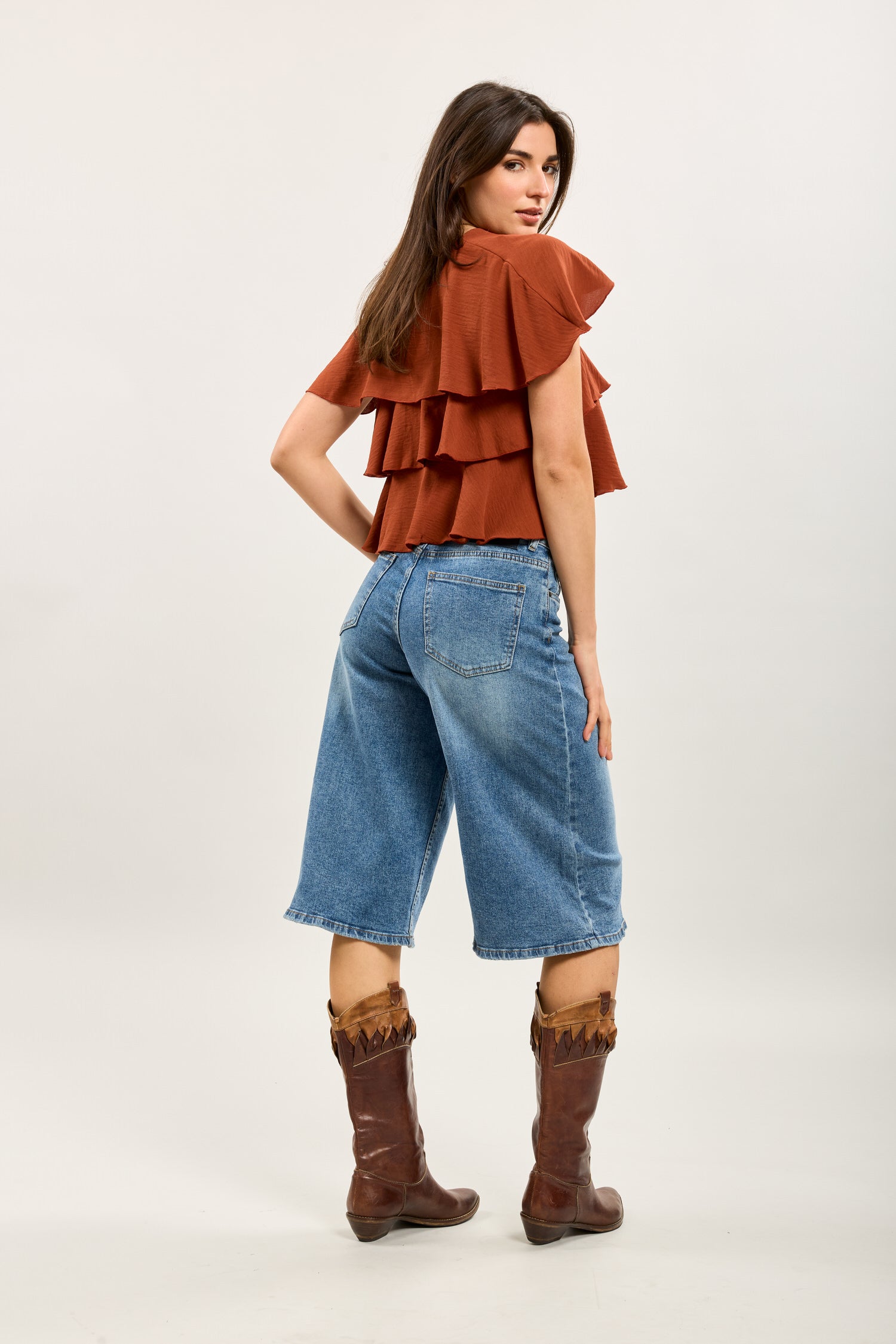 Toxik3 bermuda en jean wide denim stretch