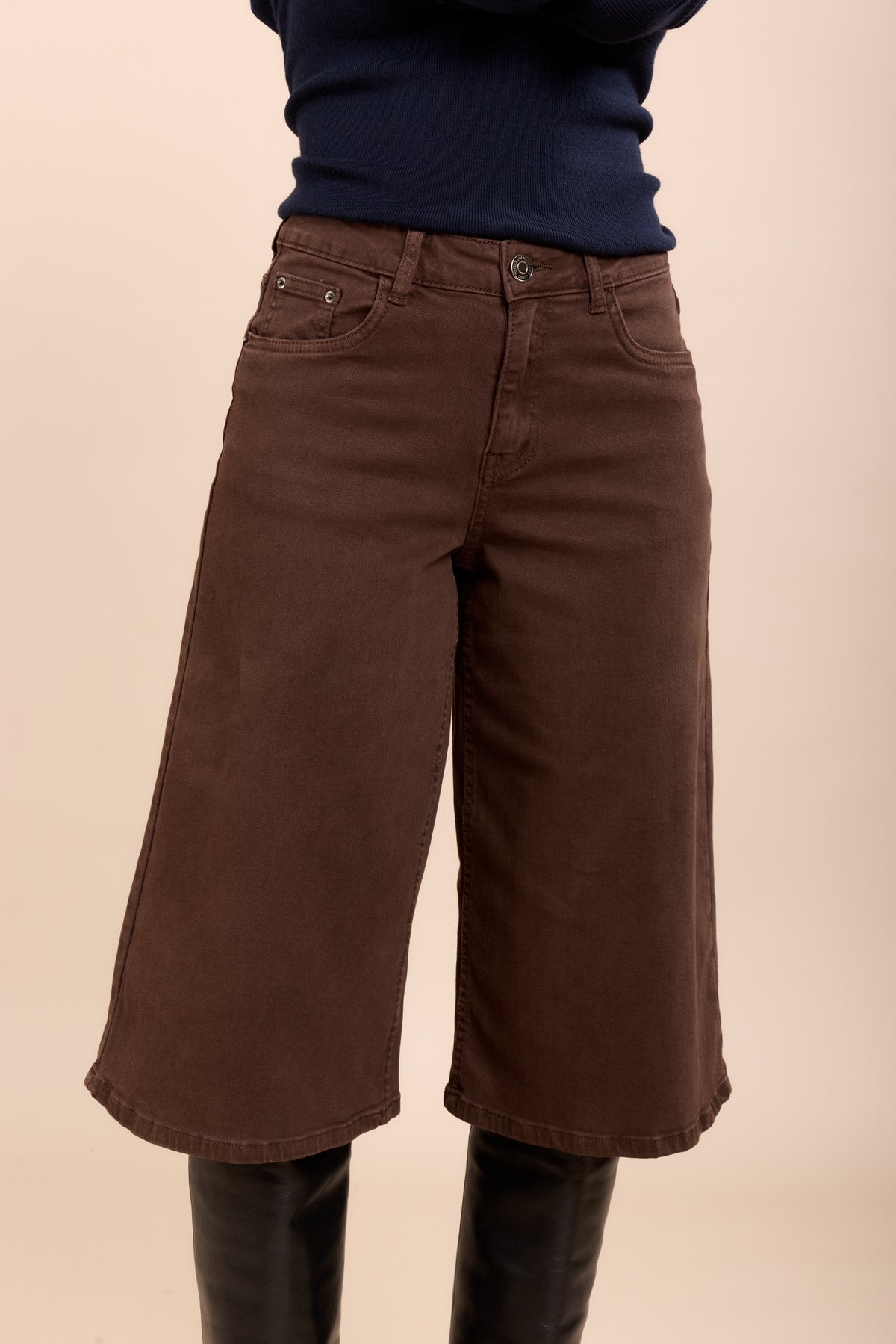 Toxik3 bermuda en jean wide denim stretch