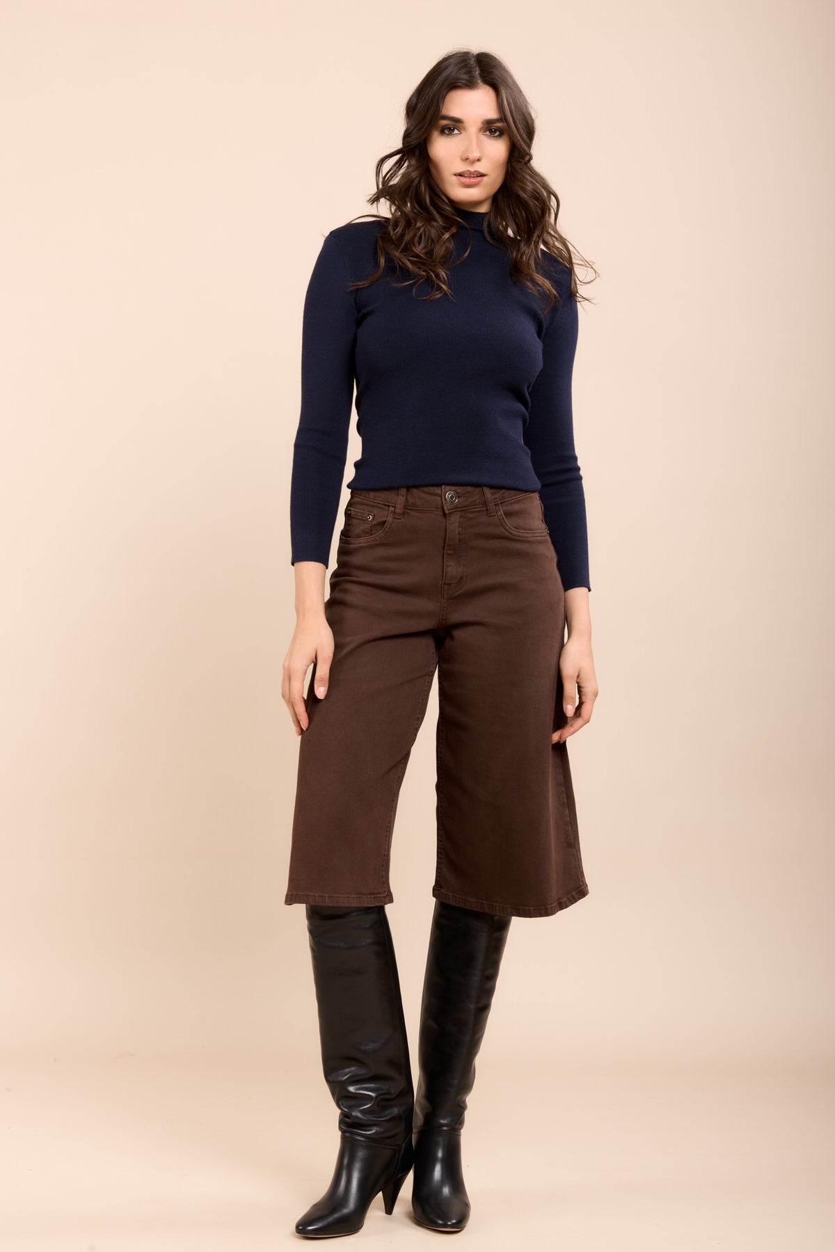 Toxik3 bermuda en jean wide denim stretch