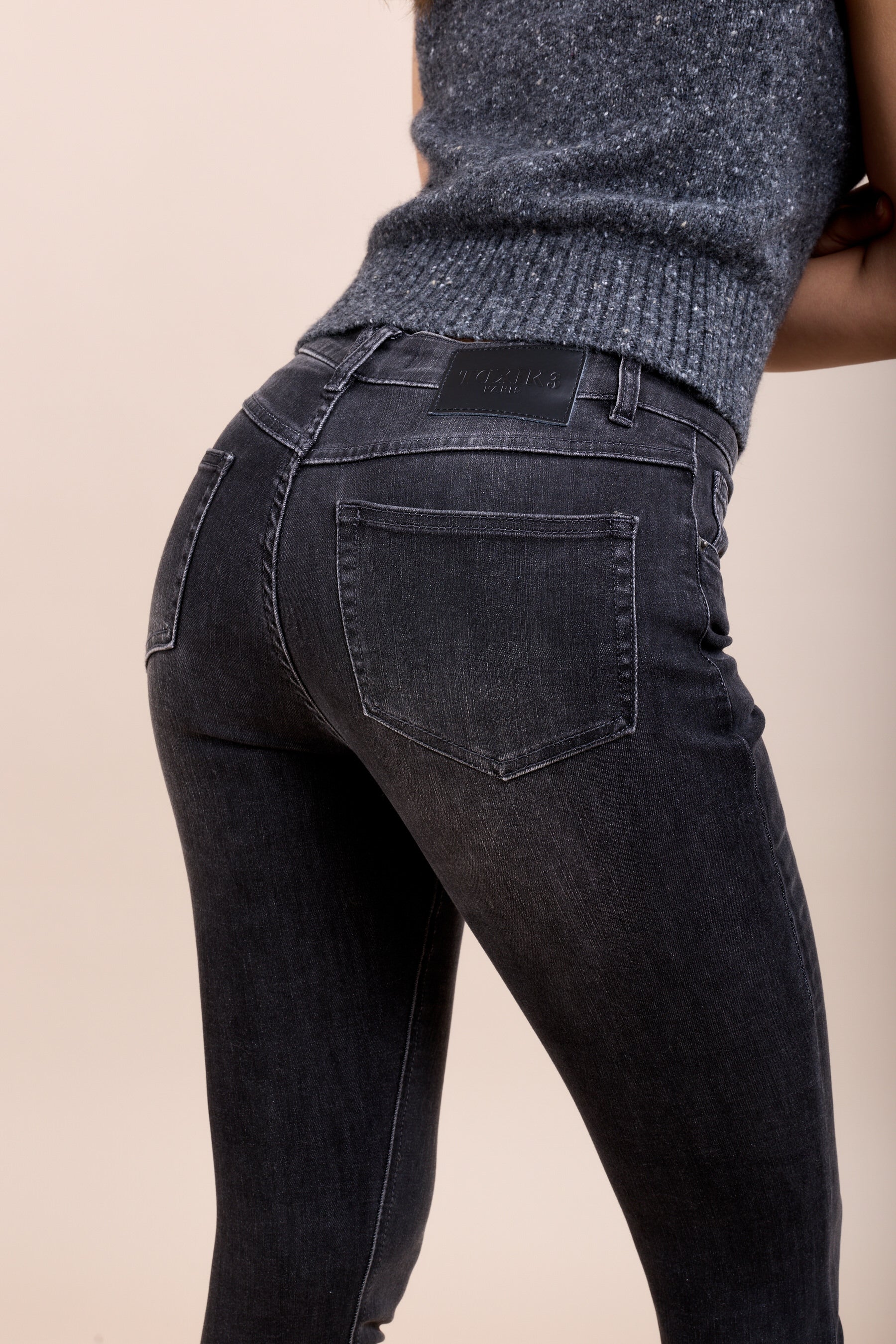 Toxik3 pantalon jean stretch skinny noir