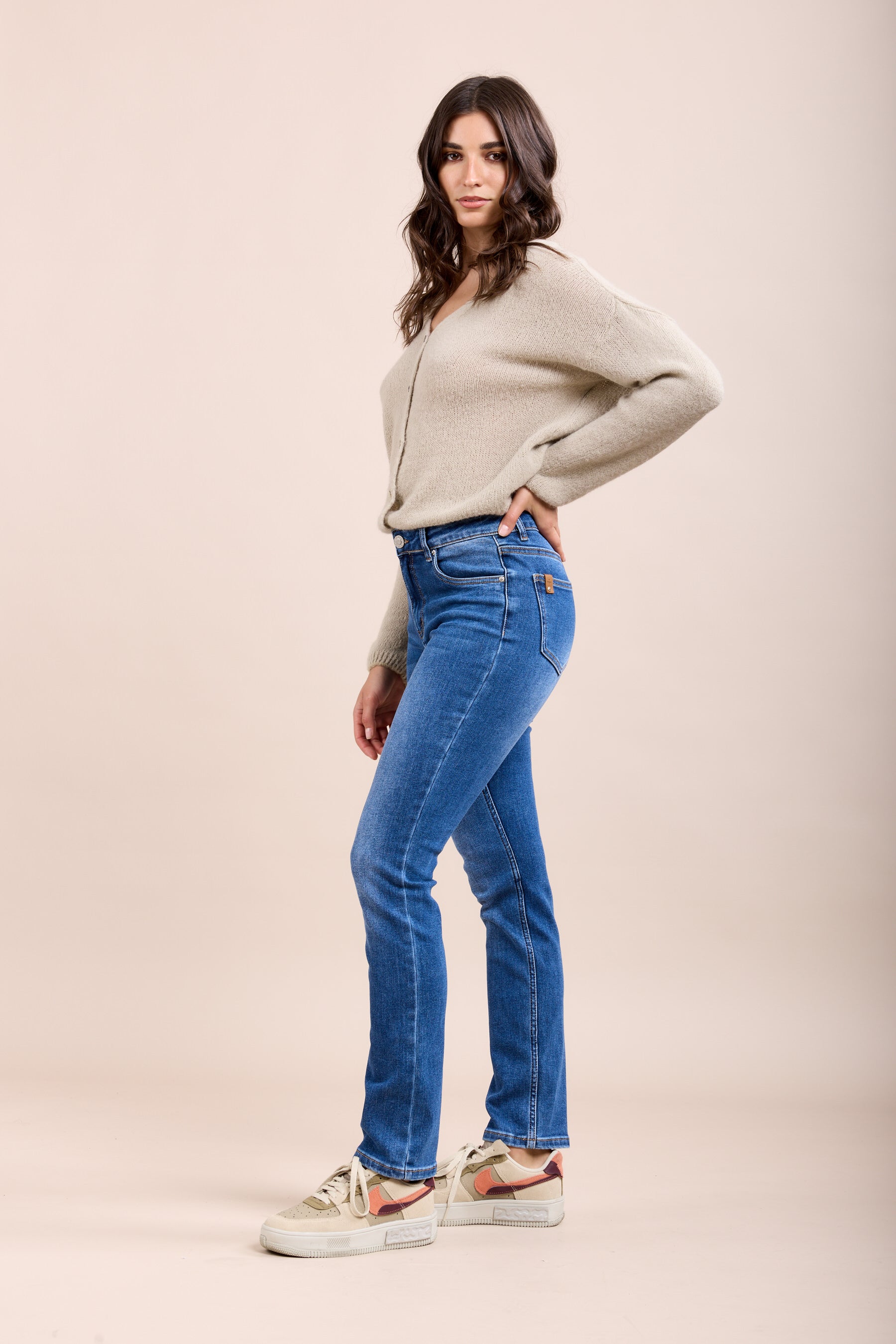 Toxik3 pantalon jean stretch slim jacron coeur