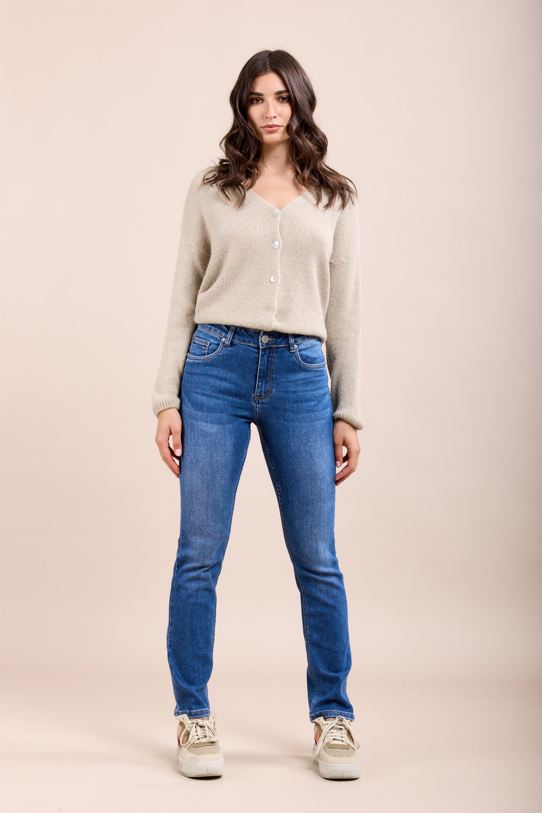 Toxik3 pantalon jean stretch slim jacron coeur