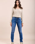 Toxik3 pantalon jean stretch slim jacron coeur