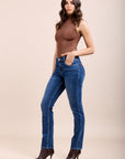 Toxik3 pantalon jean stretch slim jacron coeur