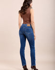 Toxik3 pantalon jean stretch slim jacron coeur