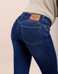 Toxik3 pantalon jean stretch skinny taille basse push-up