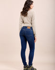 Toxik3 pantalon jean stretch skinny taille basse push-up
